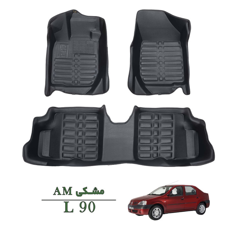 کفپوش سه بعدی L90 مشکی